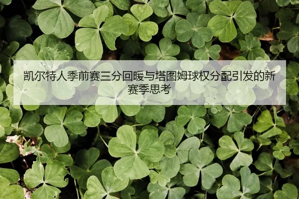 凯尔特人季前赛三分回暖与塔图姆球权分配引发的新赛季思考